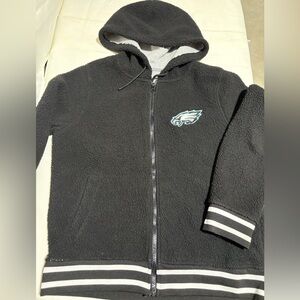 Eagles Women’s Black Fleece Zip down Hoodie